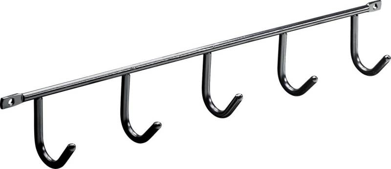 Hettich Garderobenhaken Hettich Garderobenleiste 5 Haken Stahl 35 x 5,2 x von Hettich