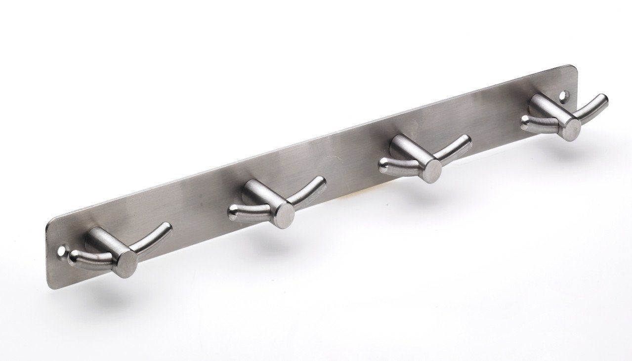 Hettich Garderobenhaken Hettich Hakenleiste 4 Haken 35 x 370 x 35 mm Hettich Garderobenhaken Hettich Hakenleiste 4 Haken 35 x 370 x 35 mm von Hettich
