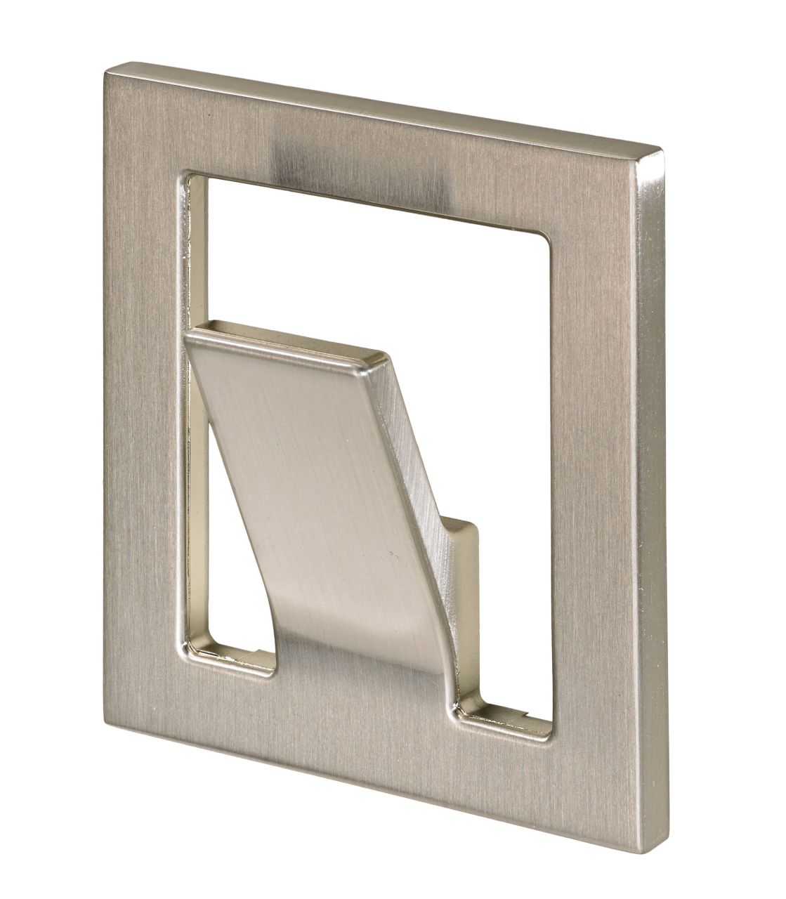 Hettich Garderobenhaken 1 Haken 6,0 x 7,0 x 2,0 cm Edelstahl-Optik von HETTICH