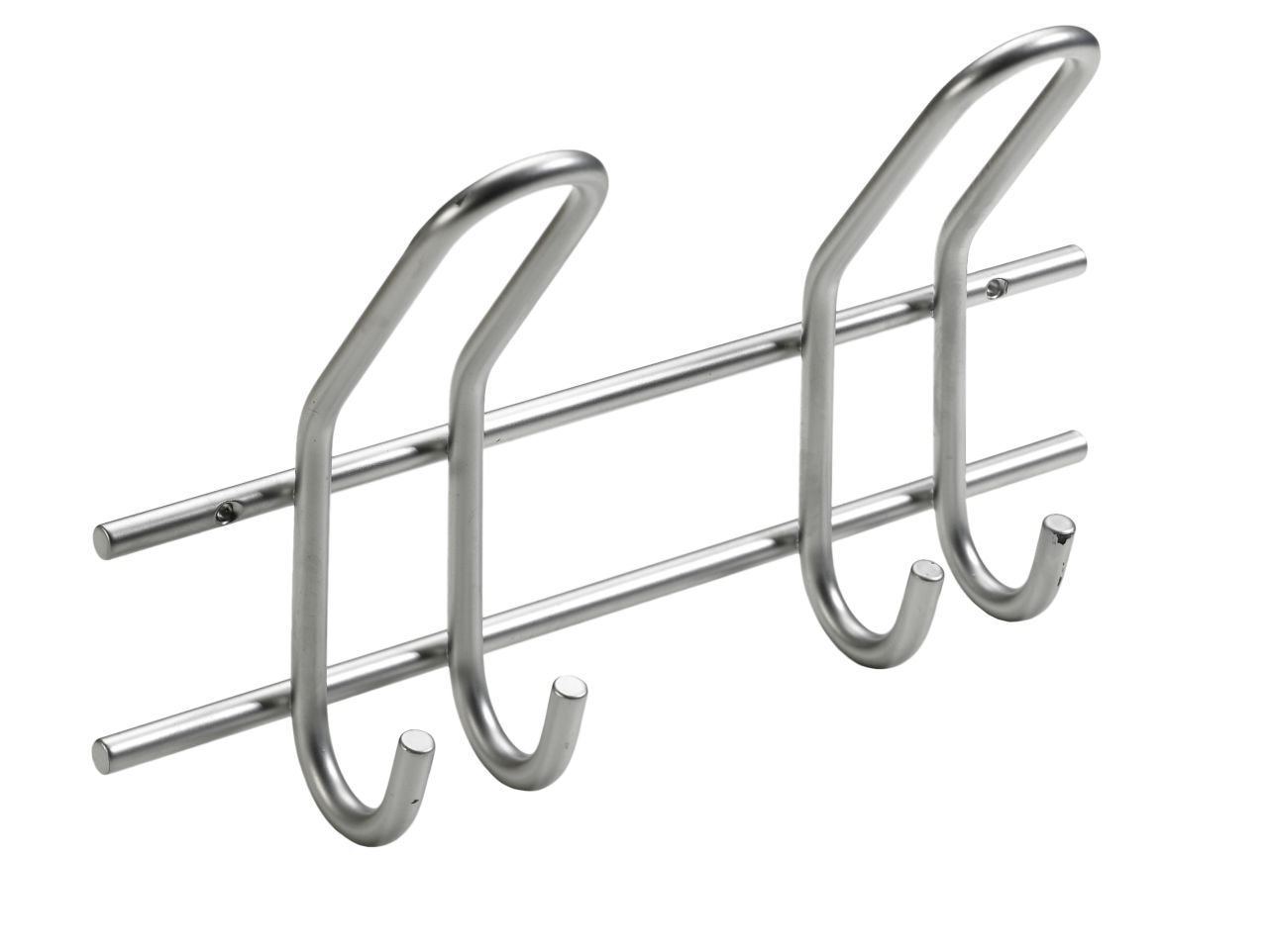 Hettich Garderobenleiste 2 Haken 28,5 x 16,5 x 7,5 cm silber Hettich Garderobenleiste 2 Haken 28,5 x 16,5 x 7,5 cm silber von HETTICH