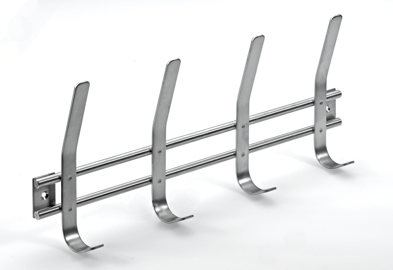 Hettich Garderobenleiste 4 Haken 35,5 x 15,5 x 5,0 cm Edelstahl Hettich Garderobenleiste 4 Haken 35,5 x 15,5 x 5,0 cm Edelstahl von HETTICH