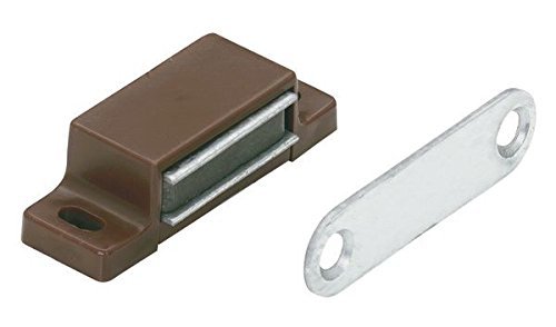 Hettich HKB ® Magnetschnäpper, braun, 3-4 kg, 13 x 45 x 16 mm, 10 Stück, 81681 von Hettich