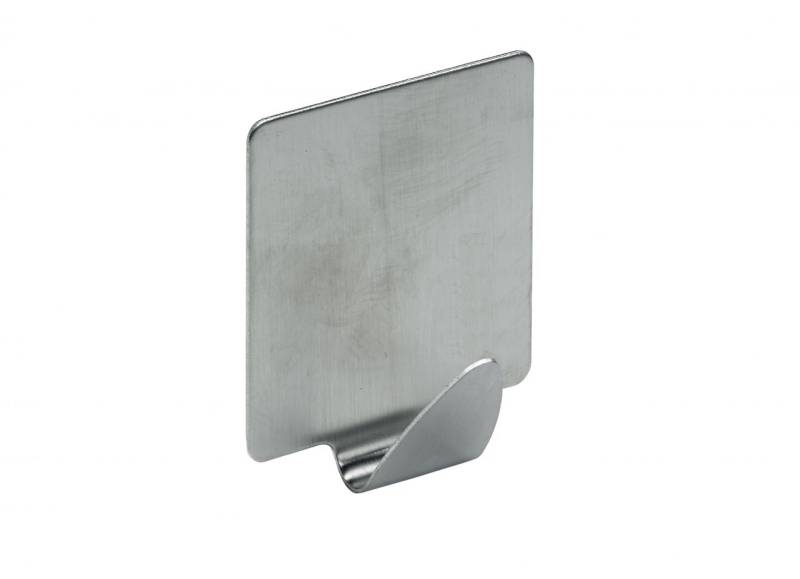 Hettich Haken selbstklebend Stahl, Edelstahl Optik, 2 Stück von HETTICH