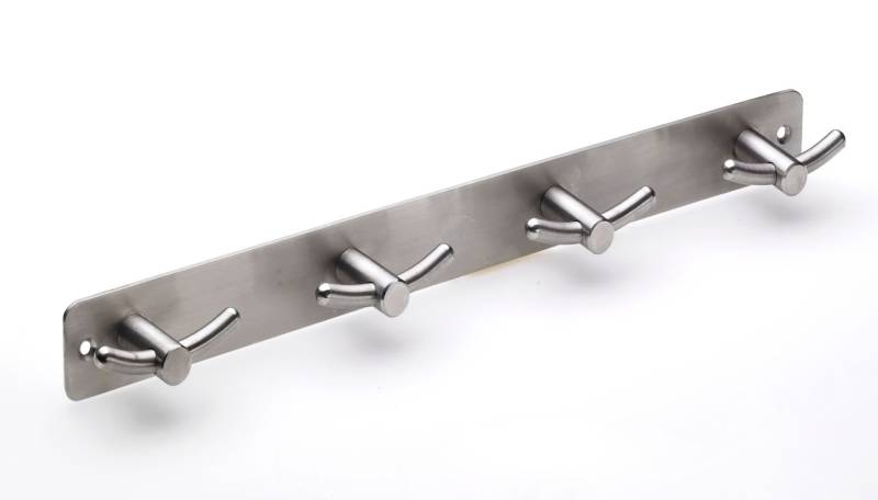 Hettich Hakenleiste 4 Haken 35 x 370 x 35 mm Edelstahl von HETTICH