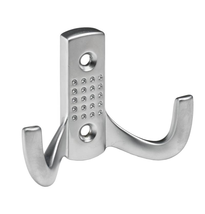 Hettich Mantelhaken 5,8 x 7,8 x 3,1 cm Aluminium-Optik - 1 Stück von HETTICH