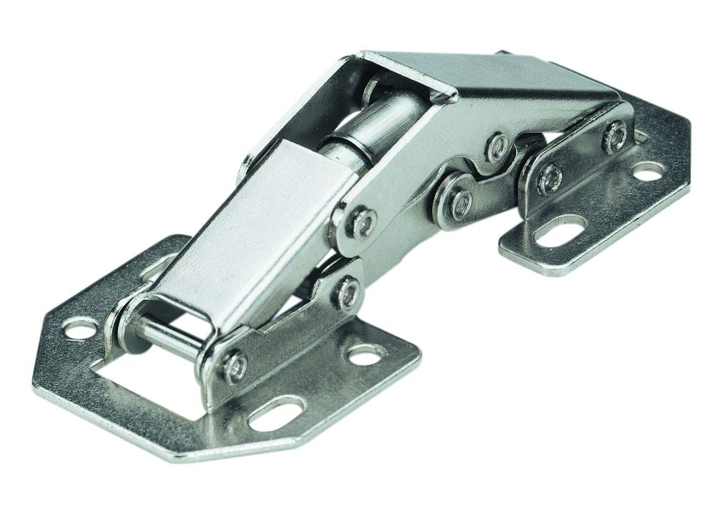 Hettich Mini-Aufschraubscharnier mit Feder 77 x 33 mm 6 Stück von HETTICH