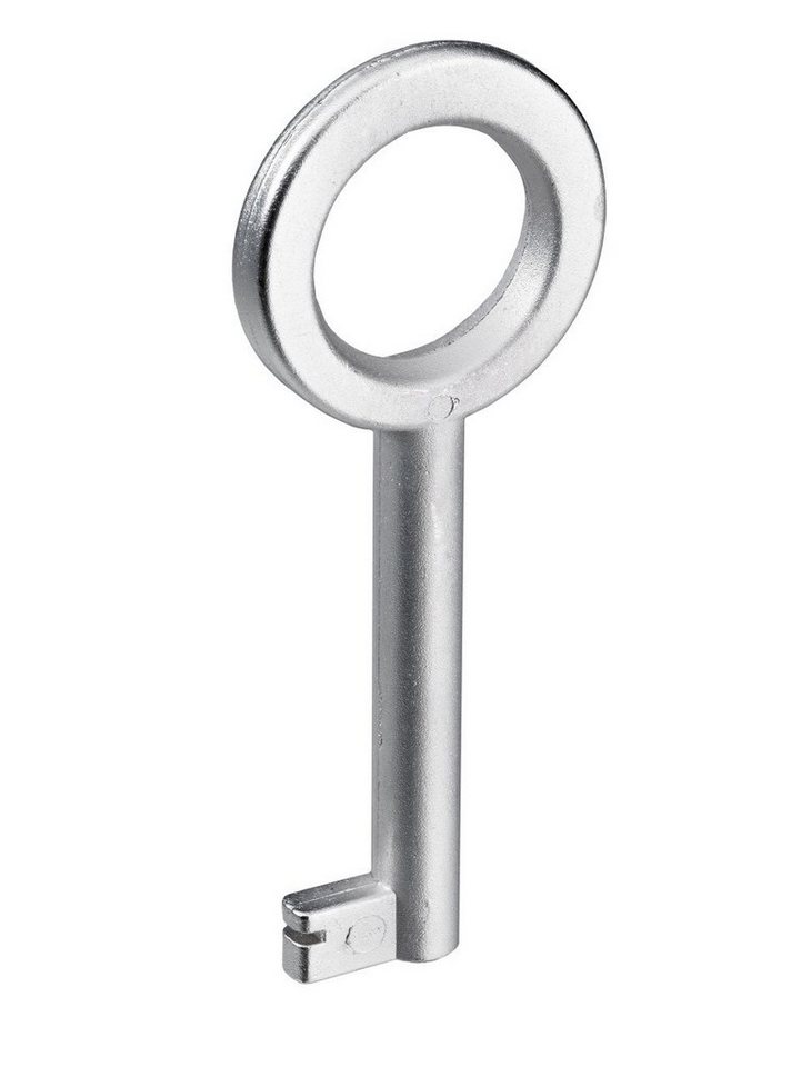Hettich Möbelbeschlag Hettich Buntbart-Schlüssel vernickelt matt 65 x 4 von Hettich