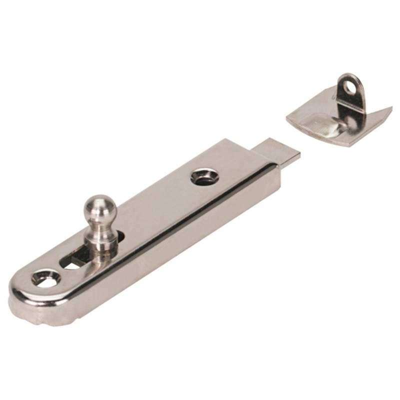 Hettich Möbelriegel 16 mm x 70 mm gerade vernickelt von HETTICH