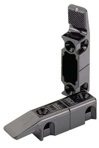 Hettich Multiclip (Kunststoff schwarz / 64 mm / Inhalt: 200 Stück) - 46080 von Hettich