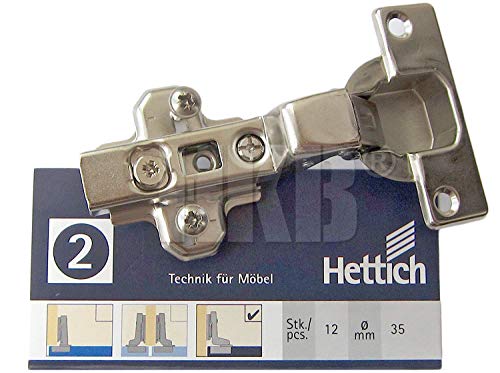 Hettich Topfscharnier Intermat 110°, ø 35 mm, für innenliegende Türen, 12 Stück, 733 von Hettich