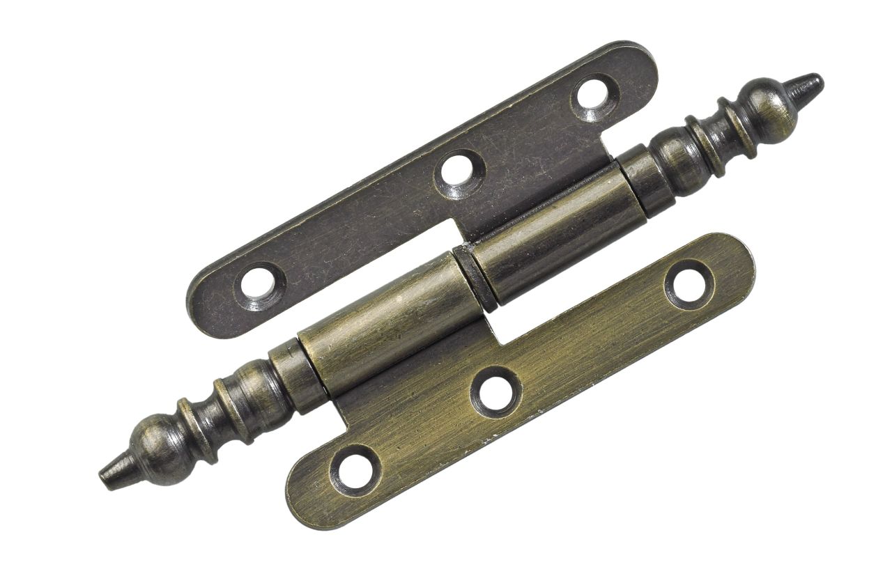 Hettich Türband mit Zierkopf 45 x 80 mm links brüniert - 1 Stück von HETTICH