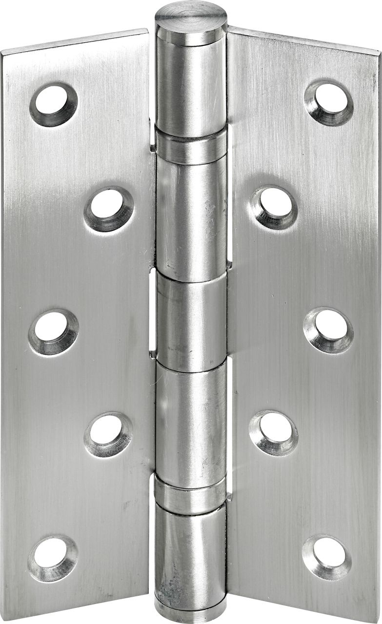 Hettich Türscharnier 125 x 75 x 3 mm , gebürstet von HETTICH