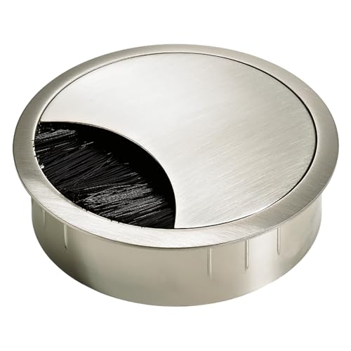 Kabeldurchlass, ø 60 mm , Edelstahl Optik_Artikel _ 45861 von Hettich