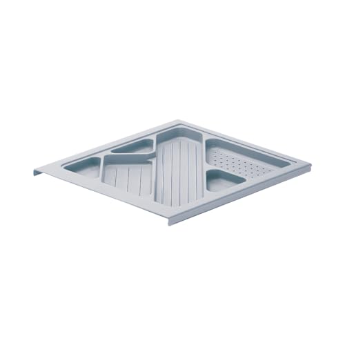 Schreibmaterialschale, Höhe 25 mm, 380 /392, Aluminium Optik_Artikel _ 9007183 von Hettich