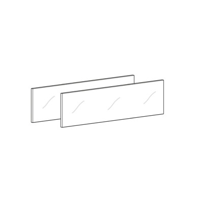 Schubkasten-Designelement,AvanTech YOU,9283179,NL400mm,Glas von Hettich