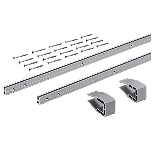 SlideLine M Profilsets: 2 Profile, Profilhöhe mm 18 mm, Länge 2500 mm von Hettich