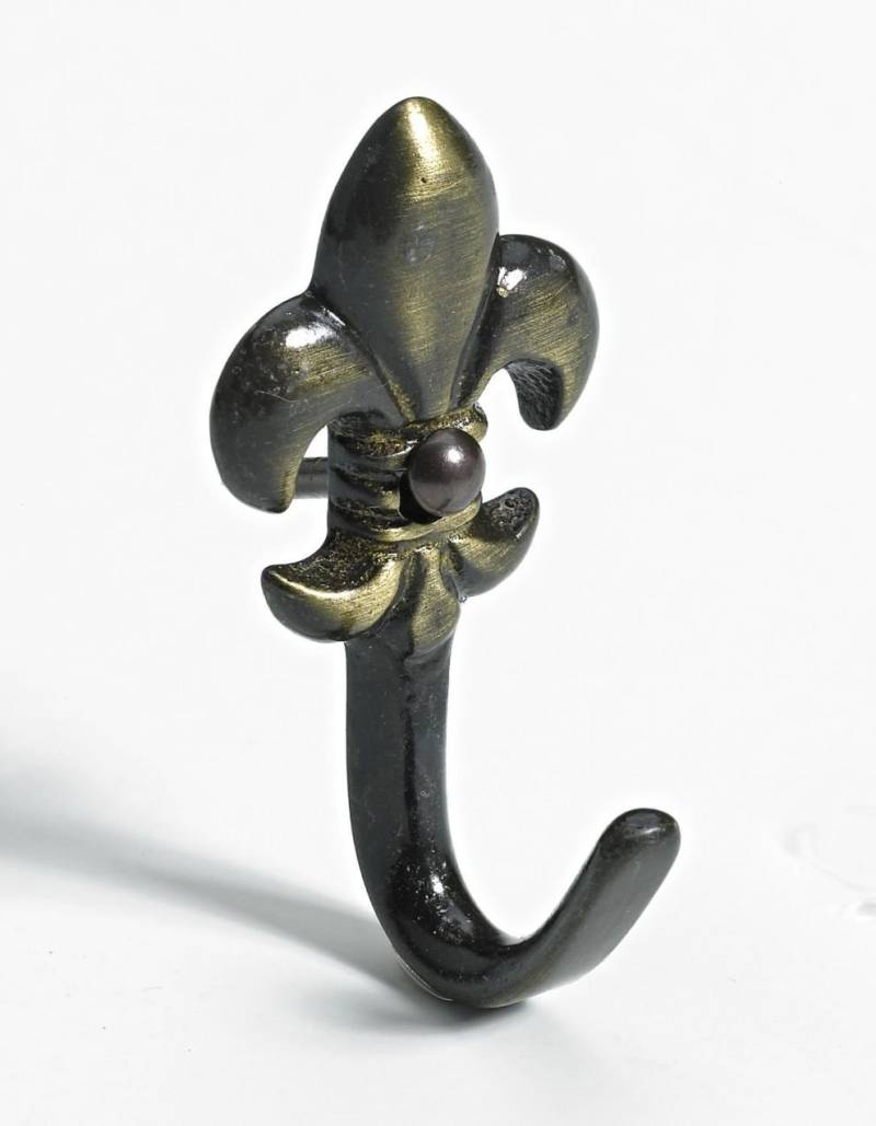 Zierhaken, 20 x 42 x 20 mm, Zinkdruckguss vermessingt, brüniert Zierhaken, 20 x 42 x 20 mm, Zinkdruckguss vermessingt, brüniert von Hettich