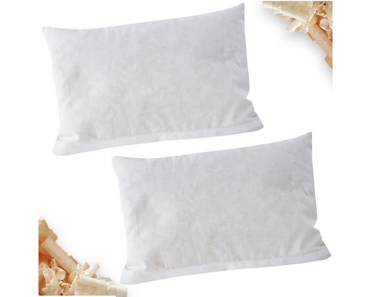 Heubergshop Zirbenkissen, 2-tlg., 30x20cm, 2er Set - Gefüllt mit Zirben Zirbenspäne (2x-Zirbe-W-20x30) von Heubergshop