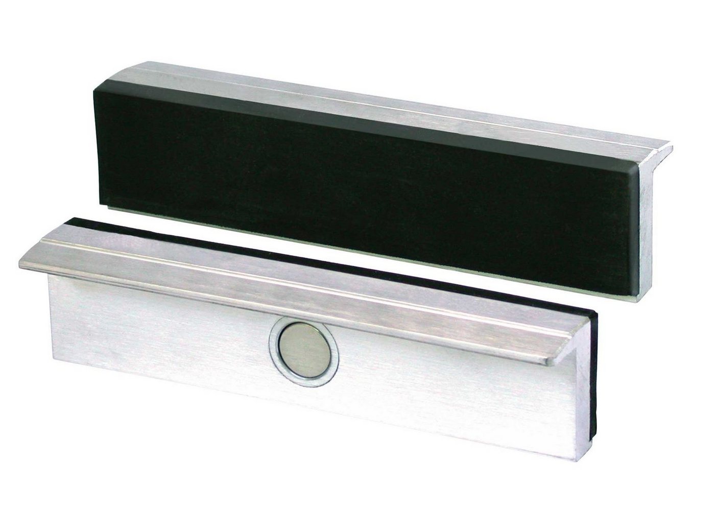 Heuer Zwinge HEUER Magnet-Schutzbacke Typ G für Schraubstock 115 mm, Aluminium-Gummibelag von Heuer