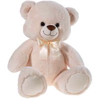 Bär sitzend mit Schleife creme von Heunec