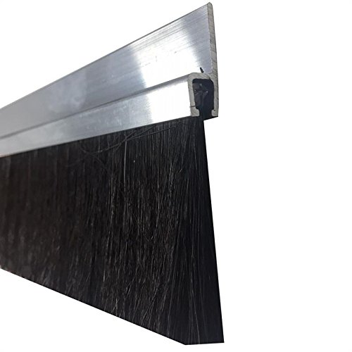 Bürstendichtung Türdichtung Türbürste Alu Roßhaar 50 x 1500mm von Heunert