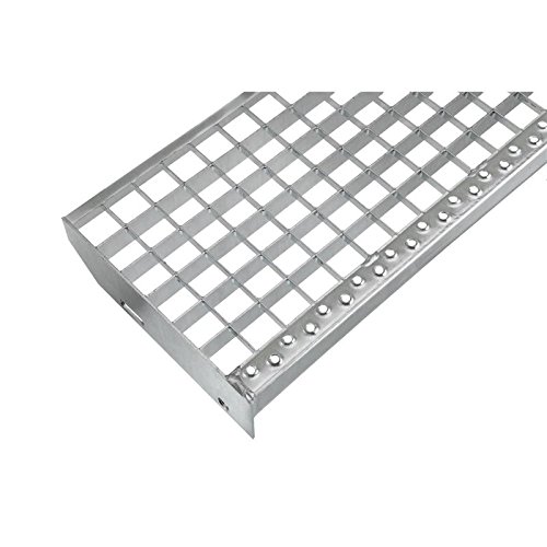Einpress Treppenstufe EP Stufe Tritt Gitterroststufe 30x30 mm (800 x 270 mm) von Heunert