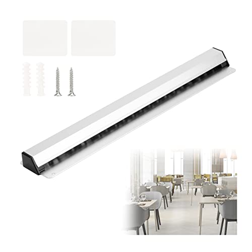 Bonhalter Gastronomie Selbstklebend Bonhalter Aluminiumlegierung Bestellhalter Bonschiene Bonleiste für Küche Bar Büro Bestellungen Ticket 35CM von Heveer