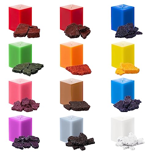 Heveer Kerzenfarben Kerzenwachs Farbe DIY Wachsfarben Kerzenherstellung für Sojawachs Bienenwachs Palmwachs 12 Farben 5g/Farbe Heveer Kerzenfarben Kerzenwachs Farbe DIY Wachsfarben Kerzenherstellung für Sojawachs Bienenwachs Palmwachs 12 Farben 5g/Farbe von Heveer