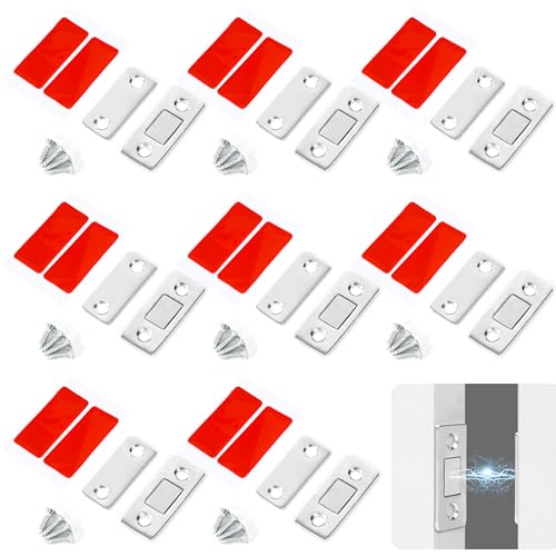 Heveer Magnetschnäpper Magnetverschluss Magnetische Türverschlüsse Edelstahl Türmagnet für Schranktüren Schubladen 8 Stück Silber Heveer Magnetschnäpper Magnetverschluss Magnetische Türverschlüsse Edelstahl Türmagnet für Schranktüren Schubladen 8 Stück Silber von Heveer