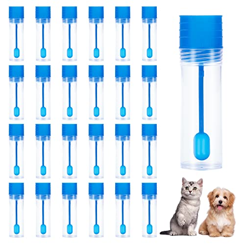 Stuhlproberöhrchen Kotprobenröhrchen mit Löffel 25 Stück Hund und Katze Hundekot-Reagenzgläser Probenröhrchen für Haustiere zum Testen 15ml Stuhlproberöhrchen Kotprobenröhrchen mit Löffel 25 Stück Hund und Katze Hundekot-Reagenzgläser Probenröhrchen für Haustiere zum Testen 15ml von Heveer