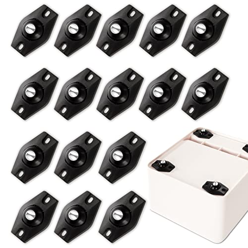 Kugelrollen Möbelrollen Klein Selbstklebende 360° Kugelrollen für Aufbewahrungsboxen Mülleimer Kleinmöbel 16 Stück Schwarz Kugelrollen Möbelrollen Klein Selbstklebende 360° Kugelrollen für Aufbewahrungsboxen Mülleimer Kleinmöbel 16 Stück Schwarz von Heveer