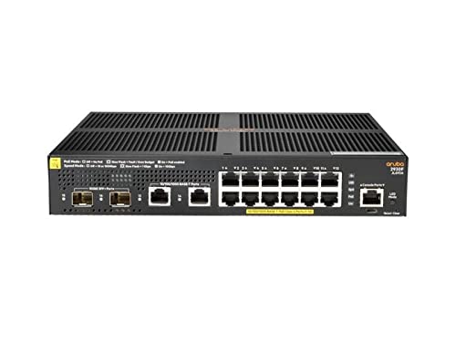 Hewlett Packard Enterprise Aruba 2930F 12G PoE+ Switch **New Retail**, JL693A#ACE (**New Retail** DK EN) von Hewlett Packard Enterprise