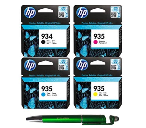 4 ORIGINALE Druckerpatronen für HP 934 black + HP 935 cyan, magenta und yellow von HP