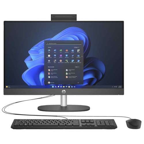 HP AIO 240 G10 i5-1335U 23 8 FHD 250nits AG 8GB DDR4 3200 SSD512 Intel Iris Xe W11Pro 3Y OnSite Black von Hewlett-Packard