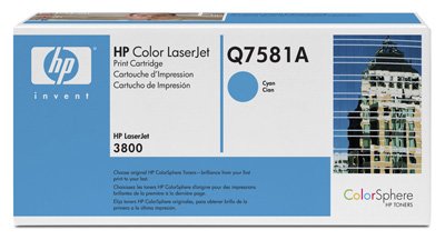 Toner für HP - Q7581A (81A) Cyan von HP