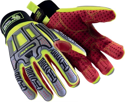 HexArmor Rig Lizard 6068209 Kunstleder, Aramid-Faser Schnittschutzhandschuh Größe (Handschuhe): 9 1 Paar von HexArmor