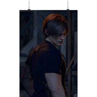 Leon Scott Kennedy | Resident Evil Matte Vertikale Poster von HexCraftPrints