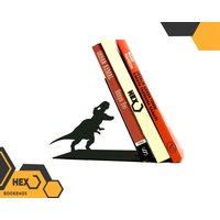 T-Rex Buchstütze/Dinosaurier Kinderzimmer Tripceptors Jurassic Regale Buchgeschenk Buch Organizer Endlagerung Haus Wärme Geschenkidee von HexProduct