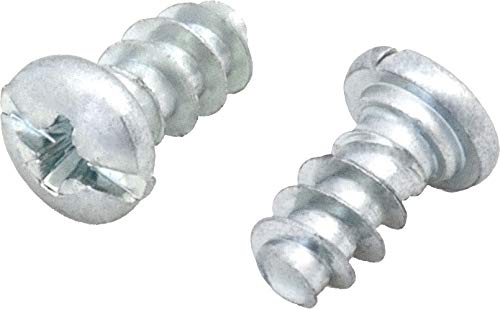 HEXATON Euroschrauben mit Linsenkopf für Scharniere, Schubladenführungen 6,3 x 16 mm 50 Stück von HEXATON