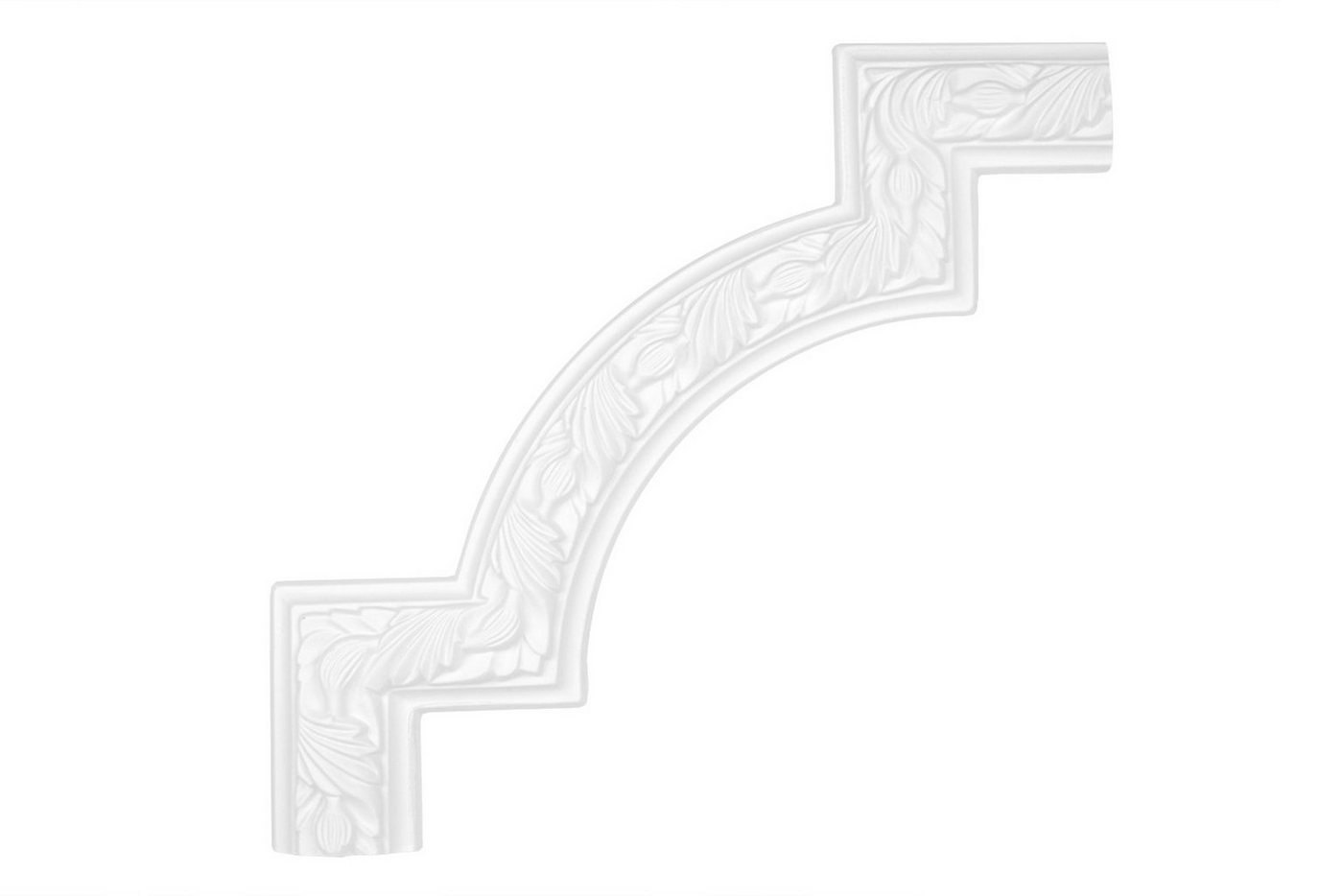 Hexim Perfect Stuckleiste AC258-14, Wand- und Deckenumrandung aus PU - Segment als Ergänzung zur Flachleiste, hart & stoßfest, weiß - Spiegelrahmen Hexim Perfect Stuckleiste AC258-14, Wand- und Deckenumrandung aus PU - Segment als Ergänzung zur Flachleiste, hart & stoßfest, weiß - Spiegelrahmen von Hexim Perfect