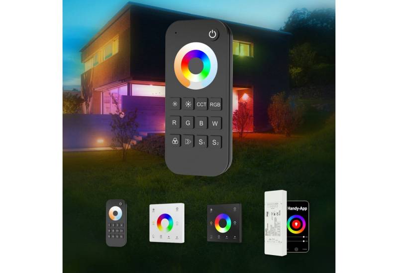 Hexim LED Stripe 12-48V Controller & Steuerung - (RT5 - 1 Zonen CCT Fernbedienung), 12-48V Controller & Steuerung - (RT5 - 1 Zonen CCT Fernbedienung) von Hexim