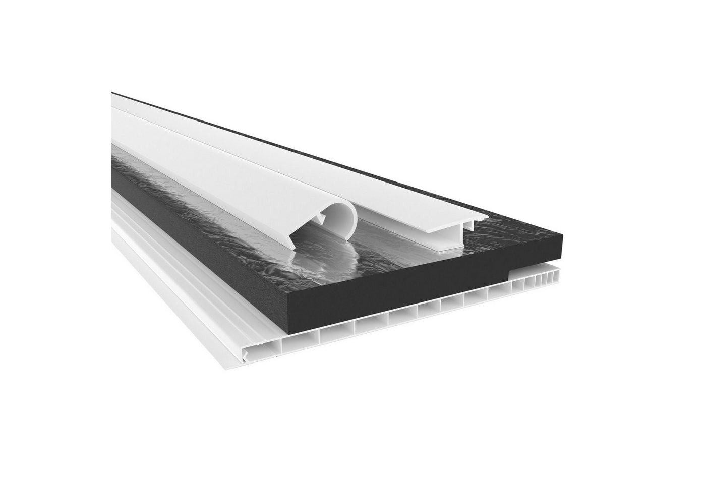 Hexim Rollladenkastendämmung, (Rollladenkastendämmung PVC Revisionsklappe Komplettset, Rollladenkastendeckel, Aufnahmeprofil & Rollladentraverse, Länge: 1000 - 2000mm, Breite: 120 - 260mm, Aufsatzrollladen Klappe Deckel (160mm x 1 Meter) Hexim Rollladenkastendämmung, (Rollladenkastendämmung PVC Revisionsklappe Komplettset, Rollladenkastendeckel, Aufnahmeprofil & Rollladentraverse, Länge: 1000 - 2000mm, Breite: 120 - 260mm, Aufsatzrollladen Klappe Deckel (160mm x 1 Meter) von Hexim