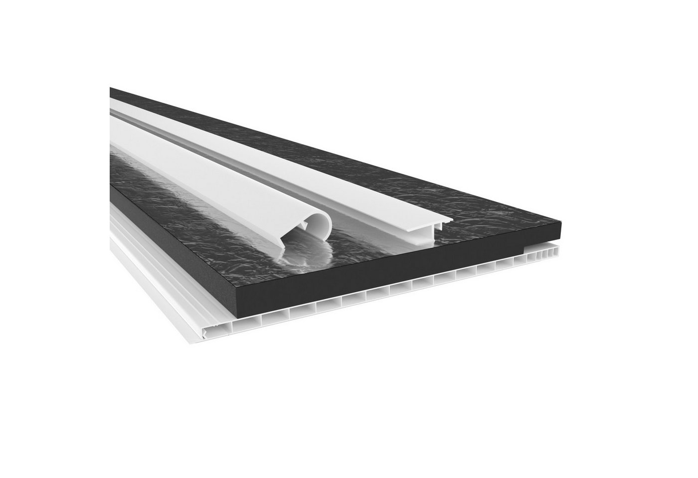 Hexim Rollladenkastendämmung, (Rollladenkastendämmung PVC Revisionsklappe Komplettset, Rollladenkastendeckel, Aufnahmeprofil & Rollladentraverse, Länge: 1000 - 2000mm, Breite: 120 - 320mm, Aufsatzrollladen Klappe Deckel (300mm x 1,2 Meter) Hexim Rollladenkastendämmung, (Rollladenkastendämmung PVC Revisionsklappe Komplettset, Rollladenkastendeckel, Aufnahmeprofil & Rollladentraverse, Länge: 1000 - 2000mm, Breite: 120 - 320mm, Aufsatzrollladen Klappe Deckel (300mm x 1,2 Meter) von Hexim