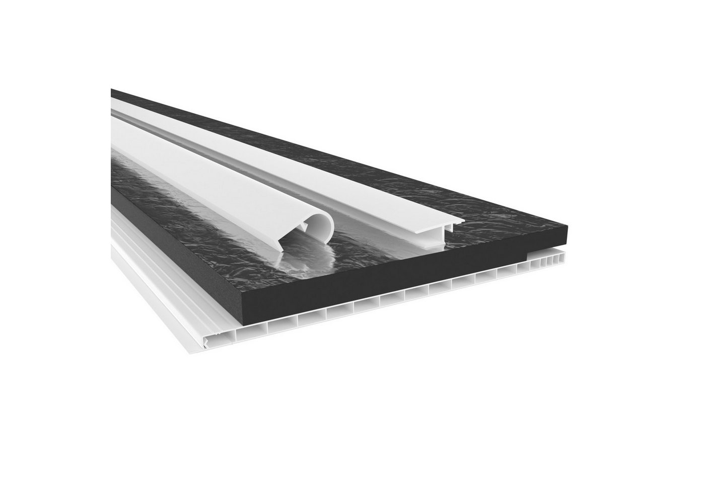 Hexim Rollladenkastendämmung, (Rollladenkastendämmung PVC Revisionsklappe Komplettset, Rollladenkastendeckel, Aufnahmeprofil & Rollladentraverse, Länge: 1000 - 2000mm, Breite: 120 - 320mm, Kunststofffenster Rollladen (280mm x 1,8 Meter) Hexim Rollladenkastendämmung, (Rollladenkastendämmung PVC Revisionsklappe Komplettset, Rollladenkastendeckel, Aufnahmeprofil & Rollladentraverse, Länge: 1000 - 2000mm, Breite: 120 - 320mm, Kunststofffenster Rollladen (280mm x 1,8 Meter) von Hexim