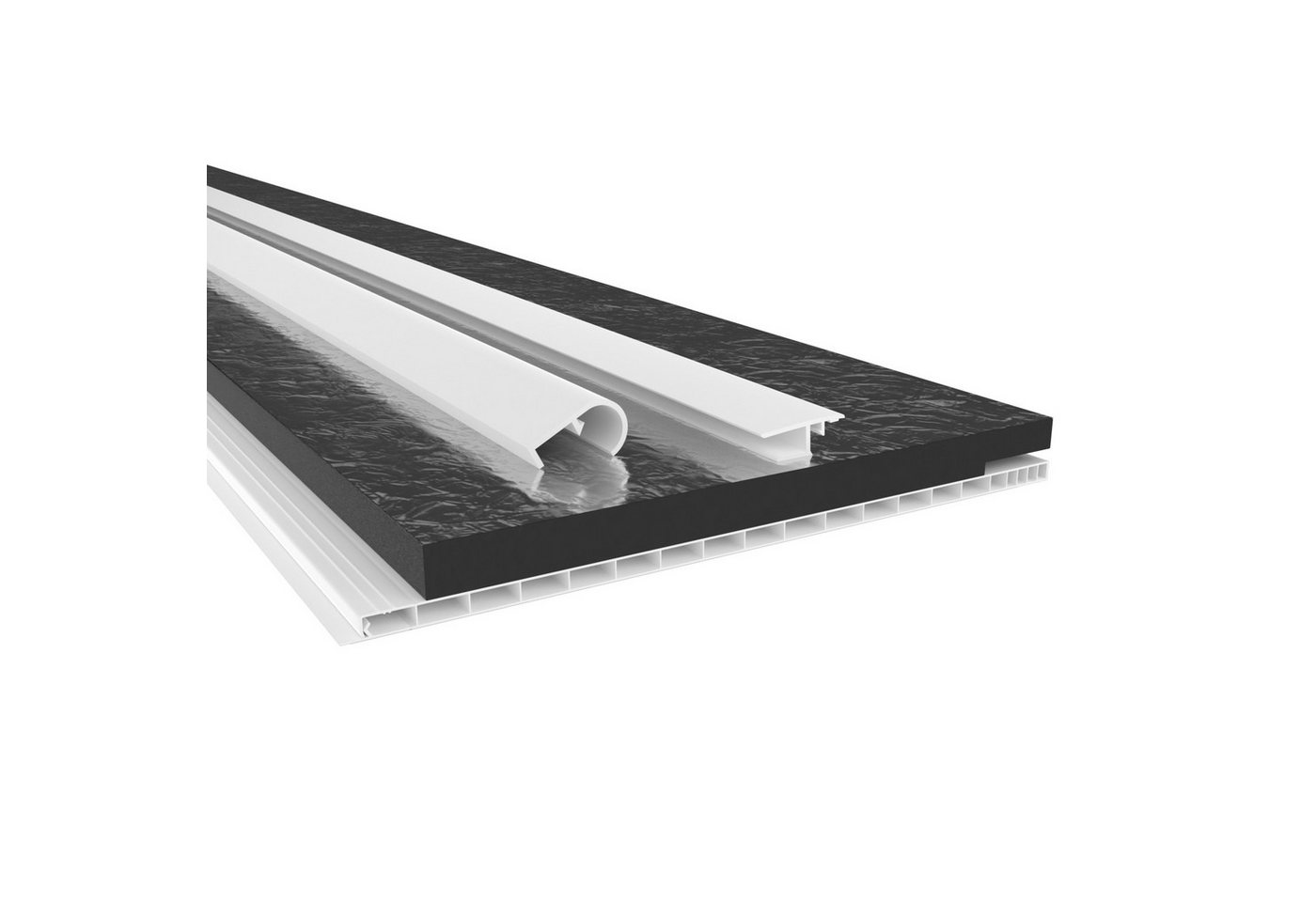 Hexim Rollladenkastendämmung, (Rollladenkastendämmung PVC Revisionsklappe Komplettset, Rollladenkastendeckel, Aufnahmeprofil & Rollladentraverse, Länge: 1000 - 2000mm, Breite: 120 - 320mm, Fenster Rolladen (320mm x 1,6 Meter) Hexim Rollladenkastendämmung, (Rollladenkastendämmung PVC Revisionsklappe Komplettset, Rollladenkastendeckel, Aufnahmeprofil & Rollladentraverse, Länge: 1000 - 2000mm, Breite: 120 - 320mm, Fenster Rolladen (320mm x 1,6 Meter) von Hexim