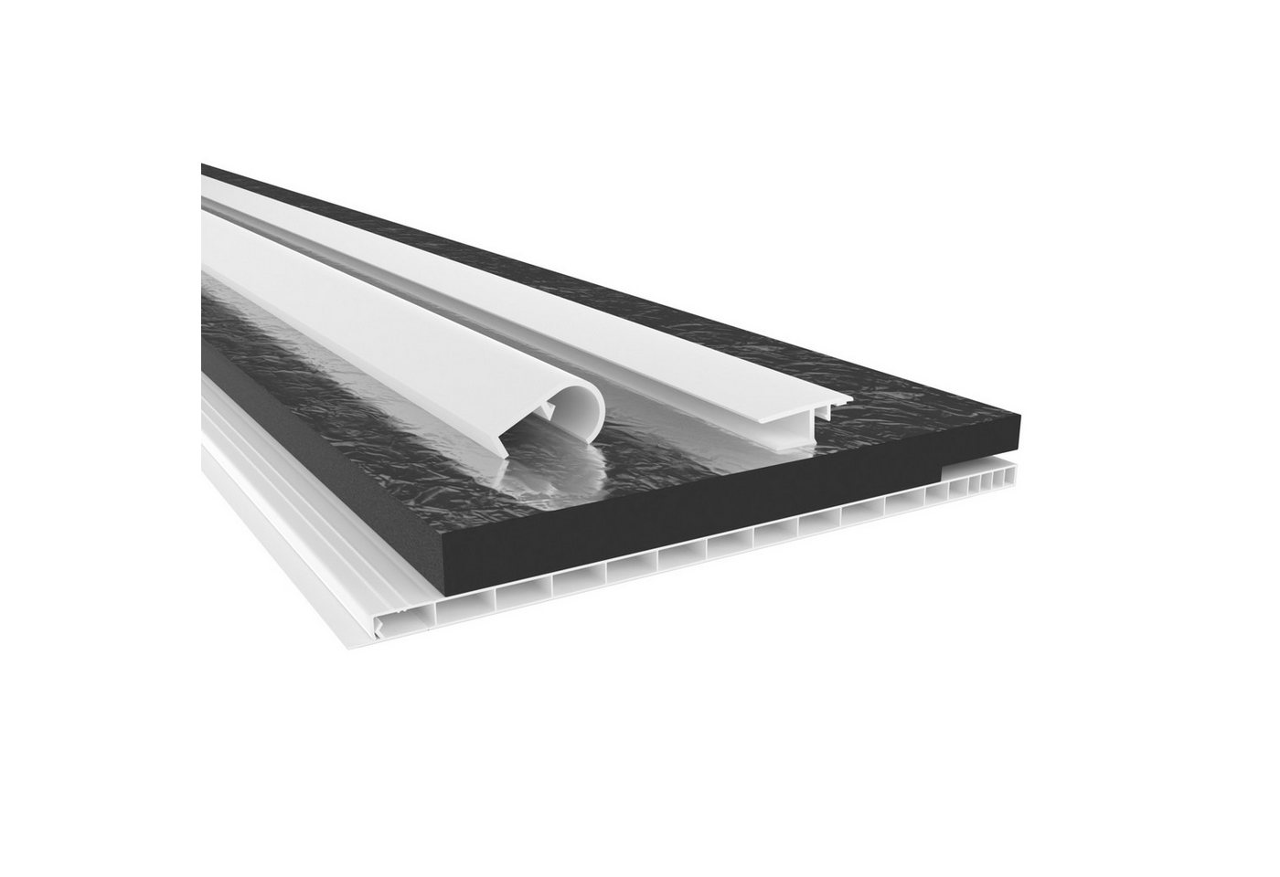 Hexim Rollladenkastendämmung, (Rollladenkastendämmung PVC Revisionsklappe Komplettset, Rollladenkastendeckel, Aufnahmeprofil & Rollladentraverse, Länge: 1000 - 2000mm, Breite: 120 - 320mm, Fenster Rolladen (260mm x 1 Meter) Hexim Rollladenkastendämmung, (Rollladenkastendämmung PVC Revisionsklappe Komplettset, Rollladenkastendeckel, Aufnahmeprofil & Rollladentraverse, Länge: 1000 - 2000mm, Breite: 120 - 320mm, Fenster Rolladen (260mm x 1 Meter) von Hexim