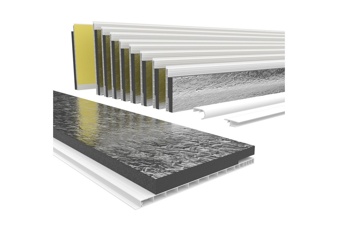 Hexim Rollladenkastendämmung, (Rollladenkastendämmung PVC Revisionsklappe mit Dämmung für Rolladenkasten, Länge: 1000 - 2000mm, Breite: 120 - 320mm, Rolladenkastendeckel zum Renovieren von Altbauten Fenster Rolladen (200mm x 1,8 Meter) Hexim Rollladenkastendämmung, (Rollladenkastendämmung PVC Revisionsklappe mit Dämmung für Rolladenkasten, Länge: 1000 - 2000mm, Breite: 120 - 320mm, Rolladenkastendeckel zum Renovieren von Altbauten Fenster Rolladen (200mm x 1,8 Meter) von Hexim