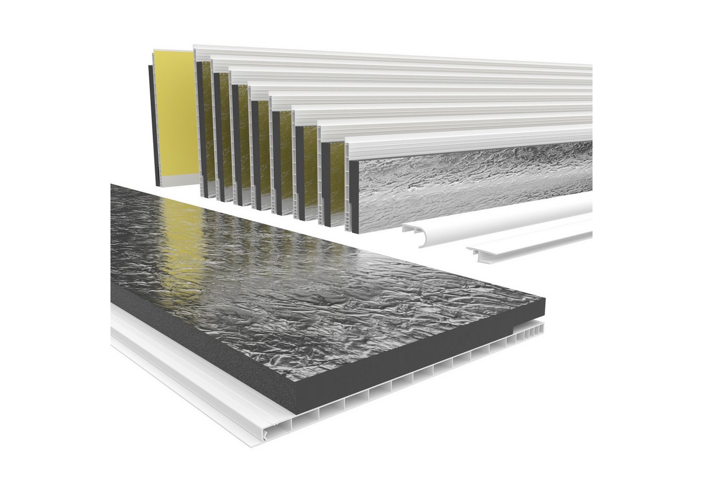 Hexim Rollladenkastendämmung, (Rollladenkastendämmung PVC Revisionsklappe mit Dämmung für Rolladenkasten, Länge: 1000 - 2000mm, Breite: 120 - 320mm, Rolladenkastendeckel zum Renovieren von Altbauten Deckel Aufnahmeprofil Klemmprofil (280mm x 1,4 Meter) Hexim Rollladenkastendämmung, (Rollladenkastendämmung PVC Revisionsklappe mit Dämmung für Rolladenkasten, Länge: 1000 - 2000mm, Breite: 120 - 320mm, Rolladenkastendeckel zum Renovieren von Altbauten Deckel Aufnahmeprofil Klemmprofil (280mm x 1,4 Meter) von Hexim