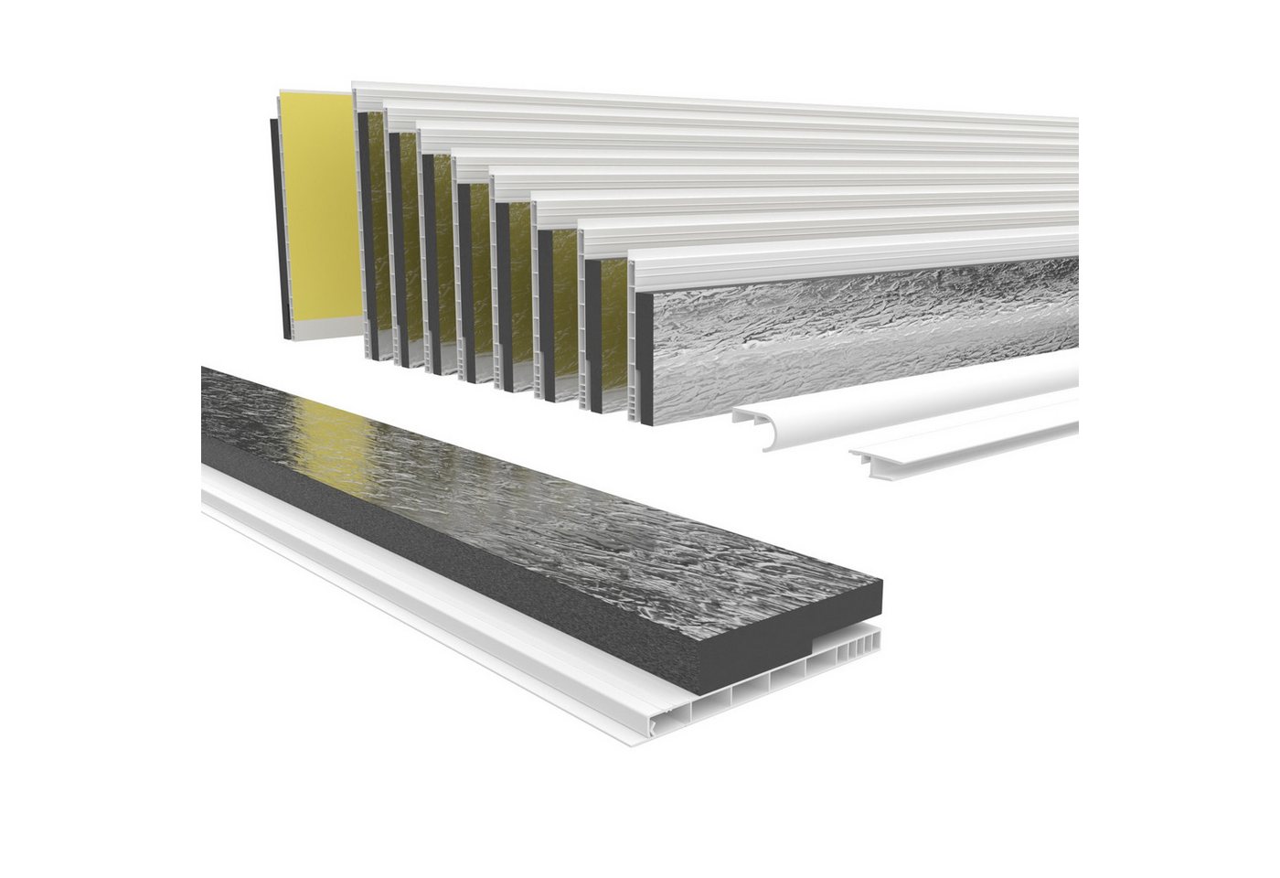 Hexim Rollladenkastendämmung, (Rollladenkastendämmung PVC Revisionsklappe mit Dämmung für Rolladenkasten, Länge: 1000 - 2000mm, Breite: 120 - 320mm, Rollladenkastendeckel zum Renovieren von Altbauten Rollladenkasten Verschluss Klappe (120mm x 1,4 Meter) Hexim Rollladenkastendämmung, (Rollladenkastendämmung PVC Revisionsklappe mit Dämmung für Rolladenkasten, Länge: 1000 - 2000mm, Breite: 120 - 320mm, Rollladenkastendeckel zum Renovieren von Altbauten Rollladenkasten Verschluss Klappe (120mm x 1,4 Meter) von Hexim