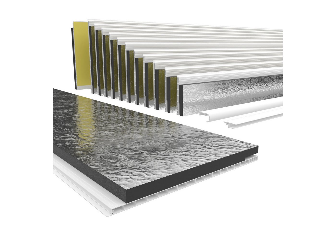 Hexim Rollladenkastendämmung, (Rollladenkastendämmung PVC Revisionsklappe mit Dämmung für Rolladenkasten, Länge: 1000 - 2000mm, Breite: 120 - 320mm, Rollladenkastendeckel zum Renovieren von Altbauten Fenster Rolladen (320mm x 1,4 Meter) Hexim Rollladenkastendämmung, (Rollladenkastendämmung PVC Revisionsklappe mit Dämmung für Rolladenkasten, Länge: 1000 - 2000mm, Breite: 120 - 320mm, Rollladenkastendeckel zum Renovieren von Altbauten Fenster Rolladen (320mm x 1,4 Meter) von Hexim